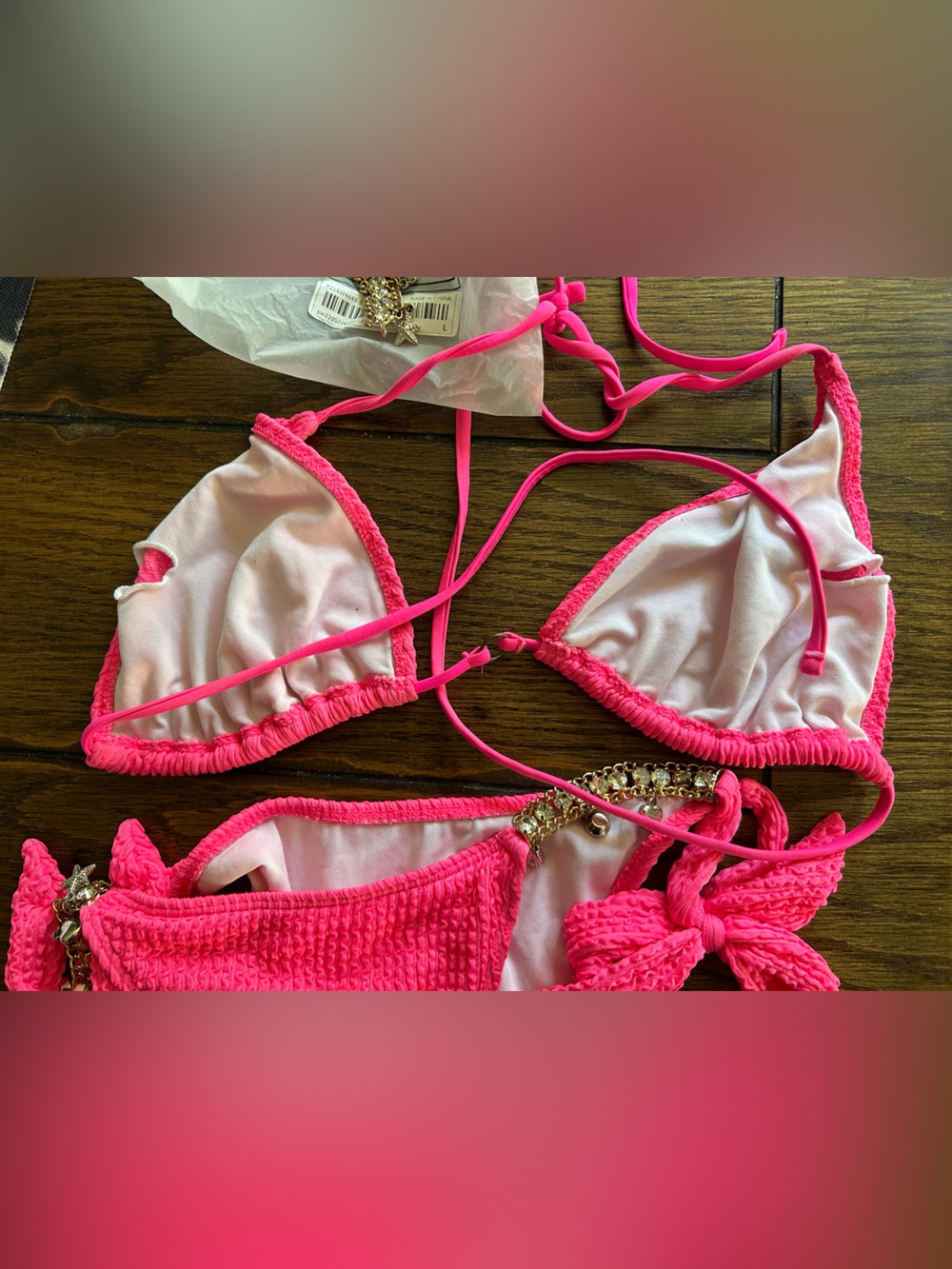 Pink bikini set - Picture 7 of 7